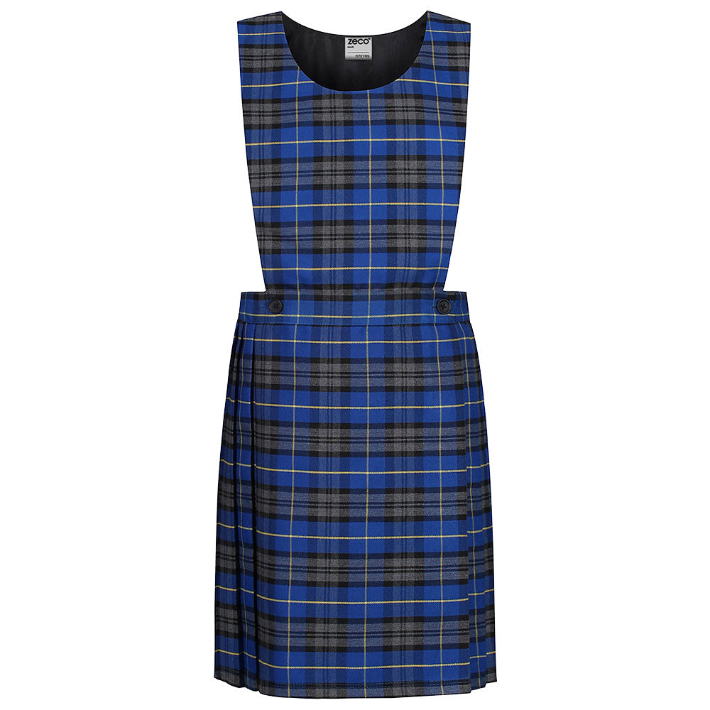 Blue Tartan Pinafore